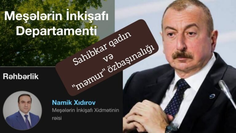 RespublikaTV RespublikaTVQarabağ Azərbaycandır! “Meşə mənimdir!-Kimə istəsəm verəcəm” – Sahibkar qadını təhqir edən, “məmurdan” PREZİDENTƏ şikayət