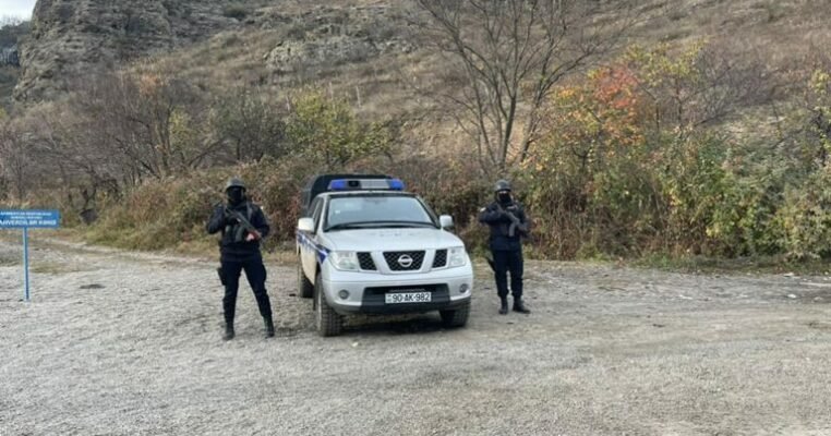 Azərbaycan polisi Gorus-Qafan yolunda xidmətdə – FOTOLAR