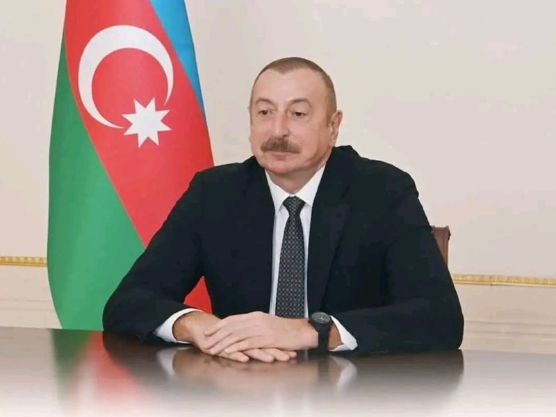 İLHAM ƏLİYEV. AZƏRBAYCAN RESPUBLIKASININ PREZIDENTI.AZƏRBAYCAN XALQINI TƏBRİK EDİB.