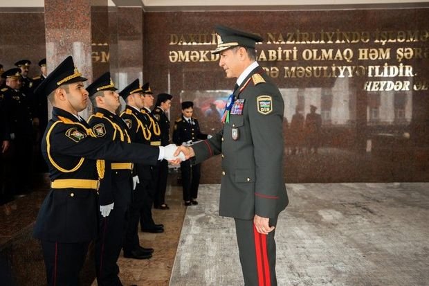 DİN-də “Polis Günü”nə həsr olunmuş təntənəli mərasim keçirilib - FOTO/VİDEO