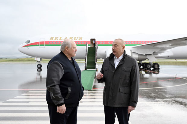 İlham Əliyev və Aleksandr Lukaşenko Füzulidə - FOTO