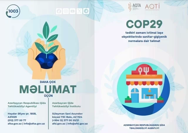 AQTA tərəfindən COP29-la bağlı təlimat hazırlanıb - FOTO