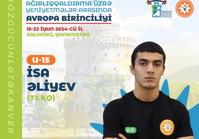 Azərbaycanlı idmançı Avropa birinciliyinin qalibi olub - FOTO