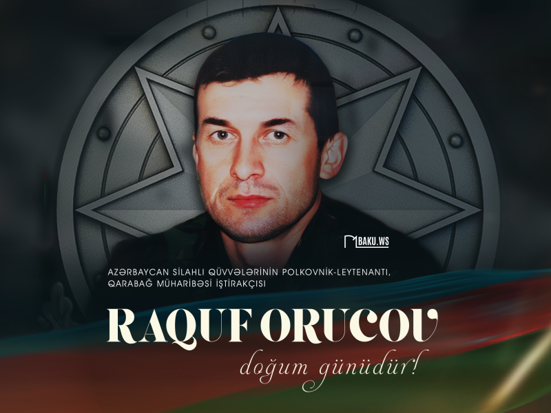 Bu gün "Murov Qartalı" Raquf Orucovun doğum günüdür