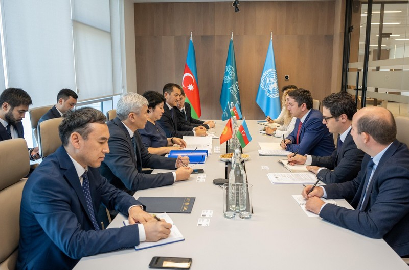 COP29-un baş danışıqçısı Qırğızıstanın nümayəndə heyəti ilə iqlim dəyişikliyinin təsirlərini müzakirə edib - FOTO