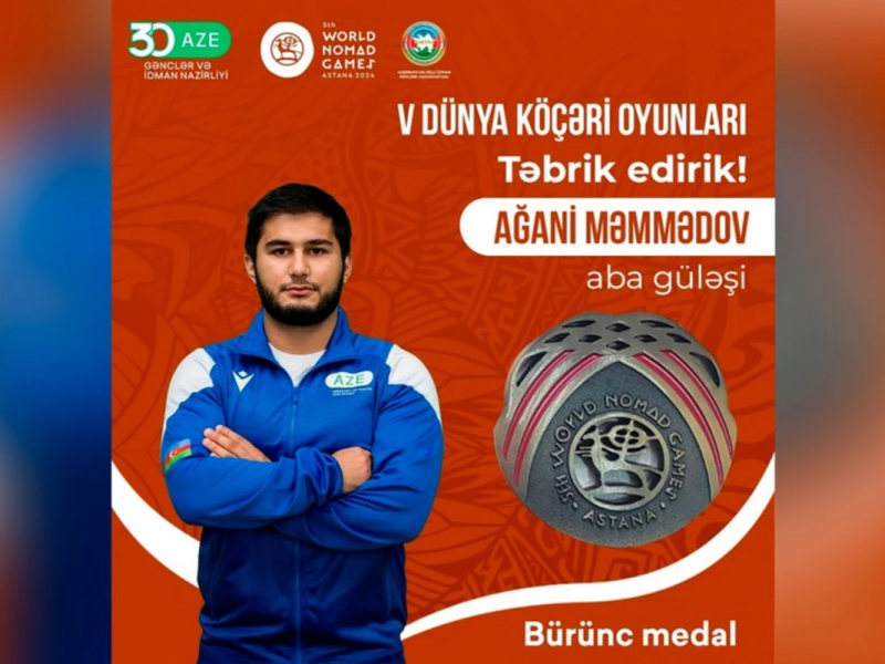 Azərbaycan Dünya Köçəri Oyunlarında daha bir bürünc medal qazanıb