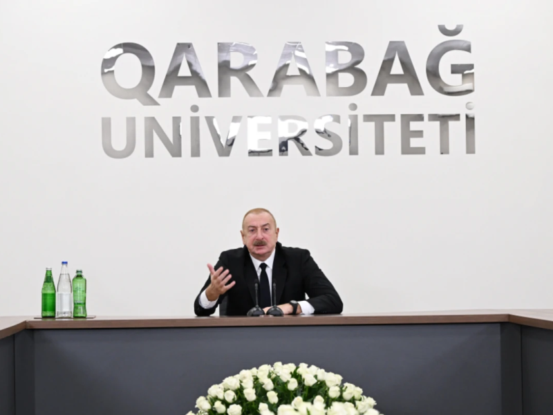 Azərbaycan Prezidenti: Qarabağ Universitetinin yaradılması tarixi hadisədir