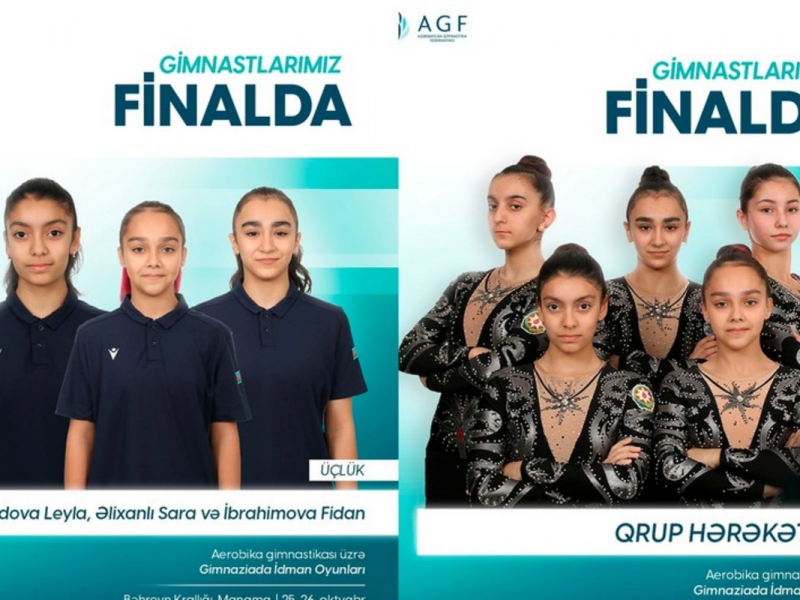 Azərbaycan gimnastları Gimnaziadada finala vəsiqə qazanıblar