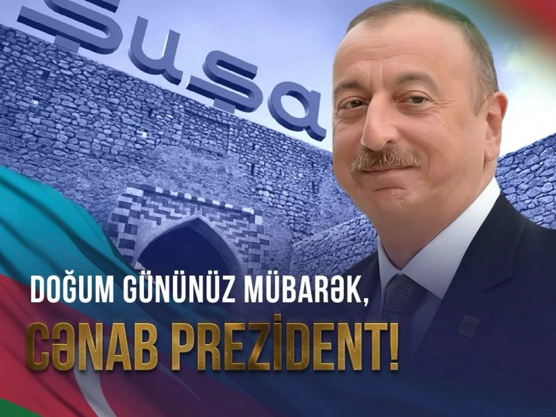 Bu gün Müzəffər Ali Baş Komandan, Prezident İlham Əliyevin doğum günüdür