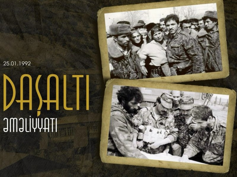Daşaltı əməliyyatından 33 il ötür