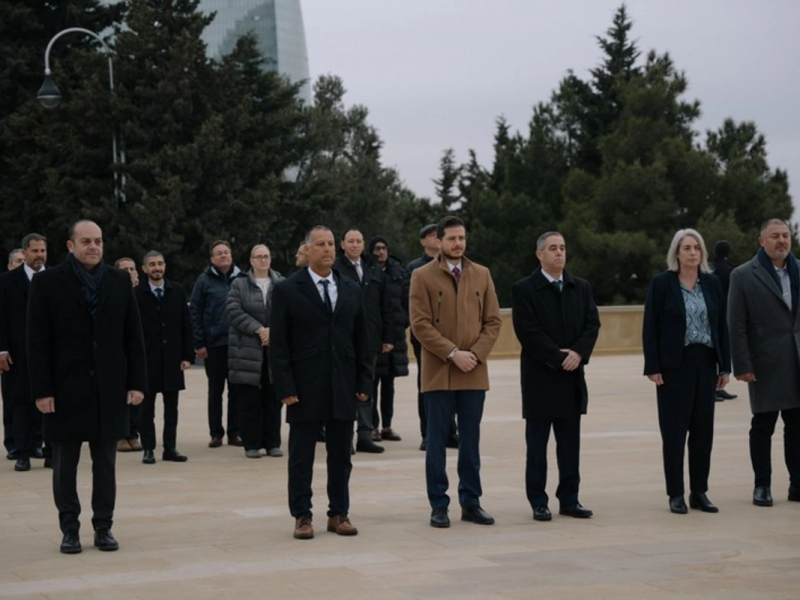 İsrail Müdafiə Ordusunun Milli Təhlükəsizlik Kollecinin nümayəndələri Bakıda səfərdədir