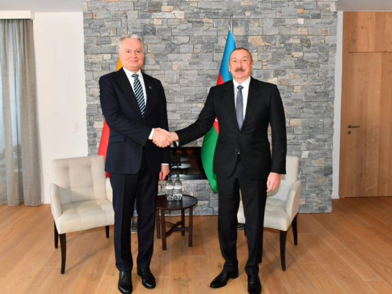 Prezident İlham Əliyev: Azərbaycan ilə Litva arasında dostluq və əməkdaşlıq əlaqələri xoş ənənələrə malikdir