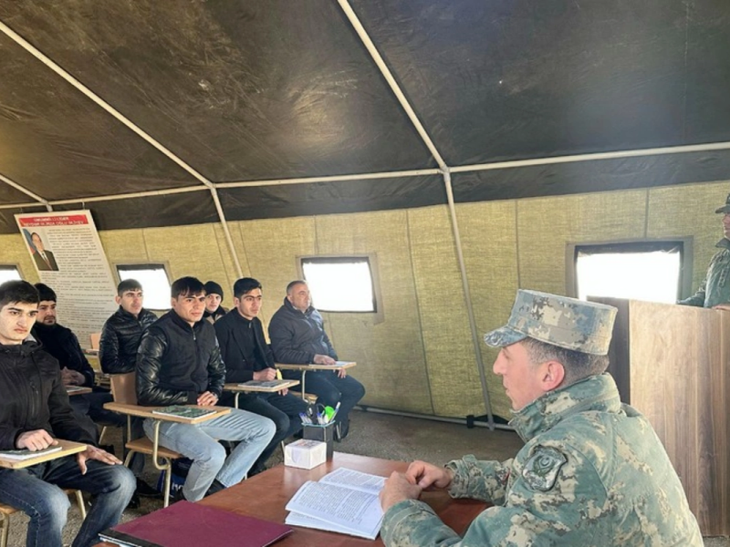 Hərbi vəzifəlilərin təlim toplanışı başlayıb