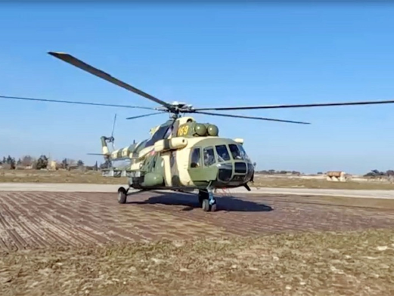 HHQ-nin helikopterləri şərti hava kəşfiyyatı aparıblar