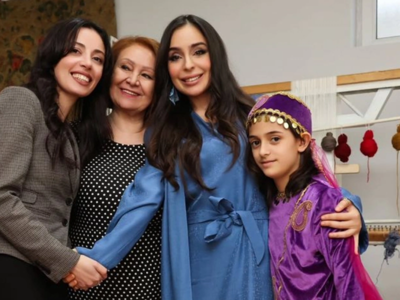 Leyla Əliyeva və Arzu Əliyeva "Ümid Yeri" Uşaq Sığınacağını ziyarət ediblər