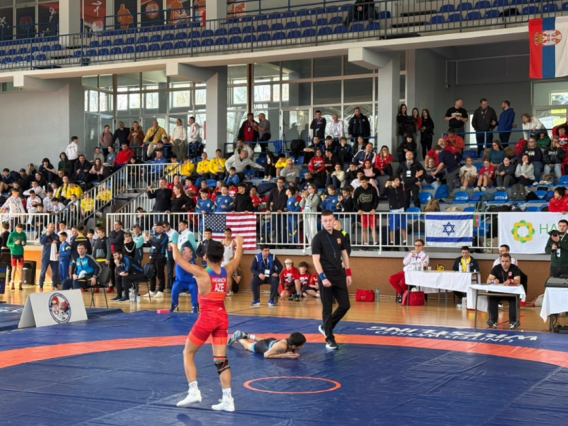 Daha bir sərbəst güləşçimiz Gimnaziada qızıl medal qazandı