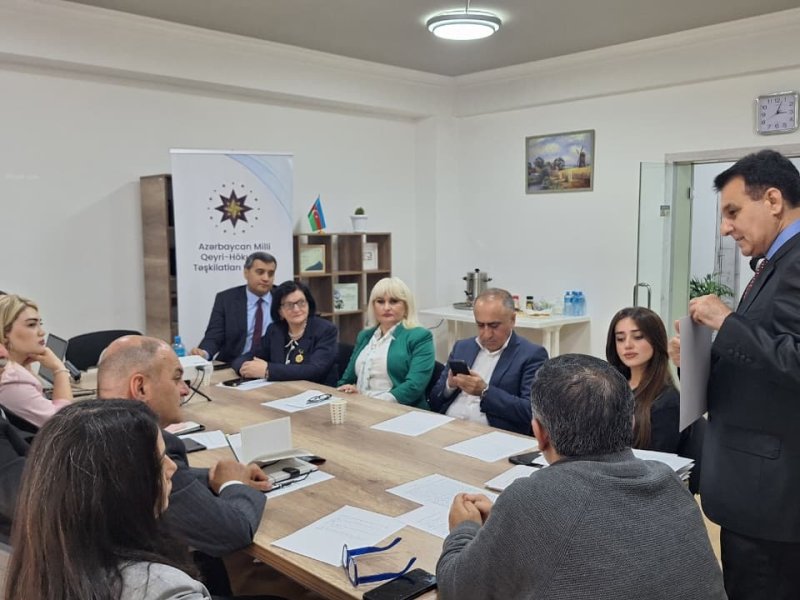 Xarici ölkələrdə Azərbaycan icmalaırı ilə işdə QHT-lərin rulu mövzusunda təqdimat. 10 aprell 2025 il