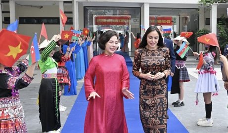 Heydər Əliyev Fondunun vitse-prezidenti Leyla Əliyeva Vyetnama səfər edib