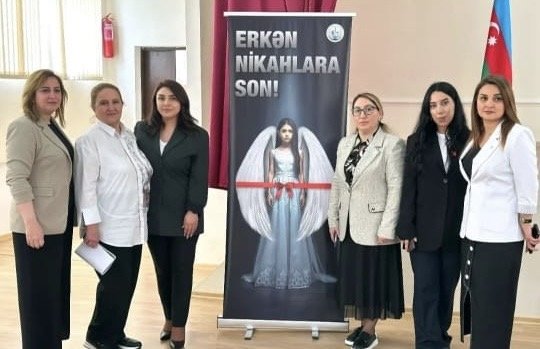 "Erkən Nikahlara  Son" mövzusunda Sumqayıt şəhər  General M.Əsədov adına İnteqrasiya Təlimli Internat tipli Gimnaziyada  tədbir keçirilmişdir.