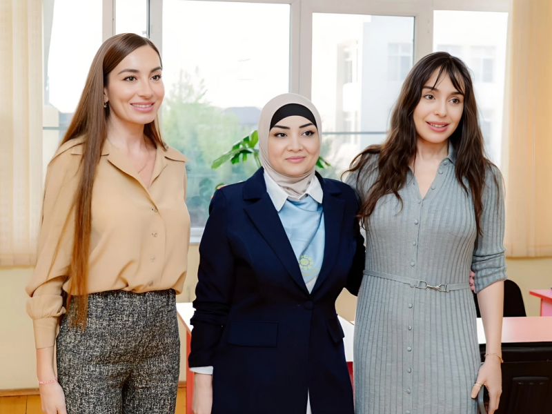 Leyla Əliyeva və Arzu Əliyeva həssas əhali qrupundan olan şəxslərə baş çəkiblər
