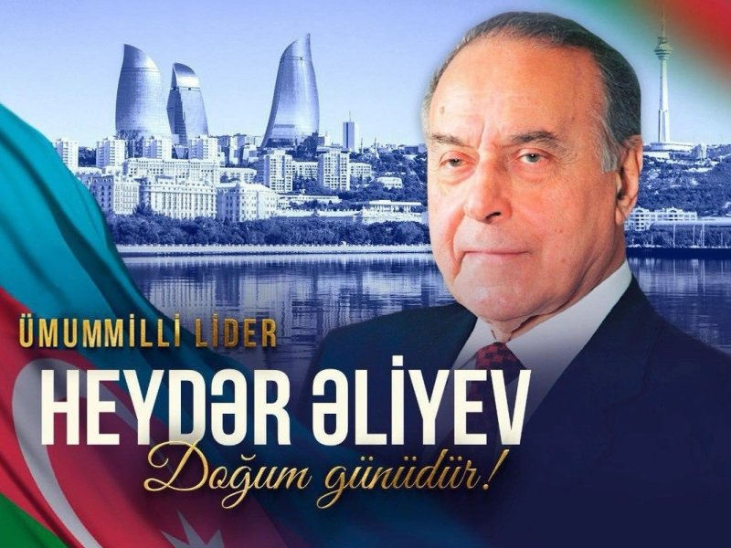Ümummilli Lider Heydər Əliyevin anadan olmasının 102-ci ildönümüdür