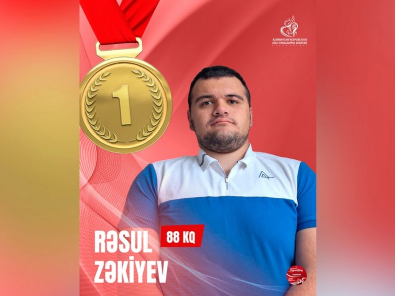 Azərbaycan parapauerliftinqçisi Dünya Kubokunda 2 qızıl medal qazanıb