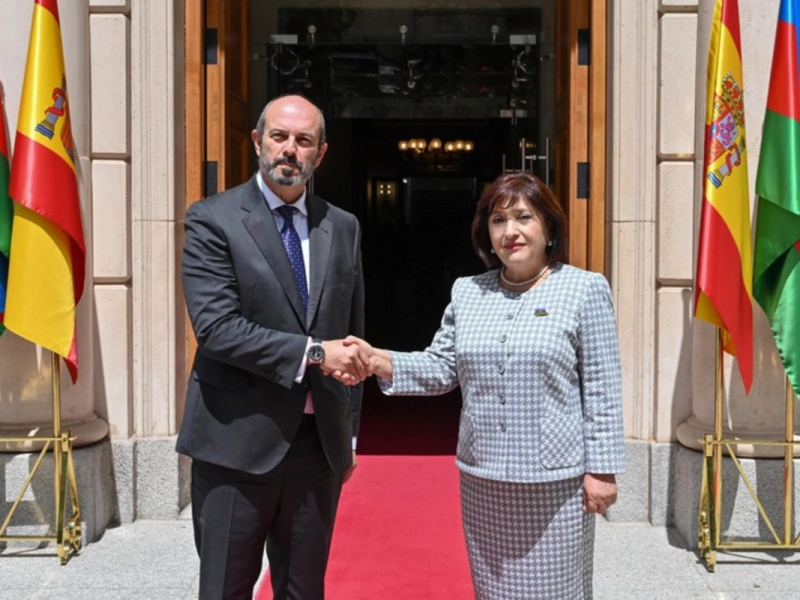 Sahibə Qafarova İspaniya Senatının sədri ilə görüşüb