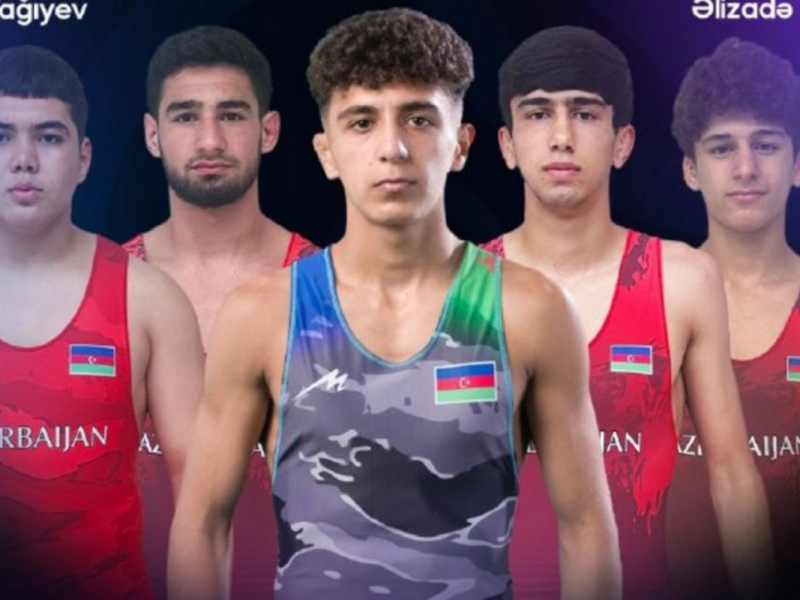 Azərbaycan güləşçiləri U-17 Avropa çempionatına 3 medalla start veriblər