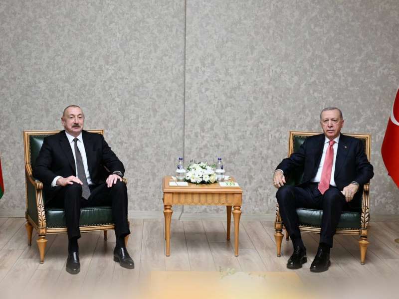 İlham Əliyevin Rəcəb Tayyib Ərdoğanla görüşü olub