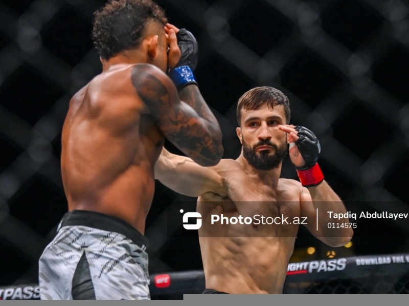 "UFC Fight Night": Nazim Sadıxov rəqibini NOKAUT ETDİ