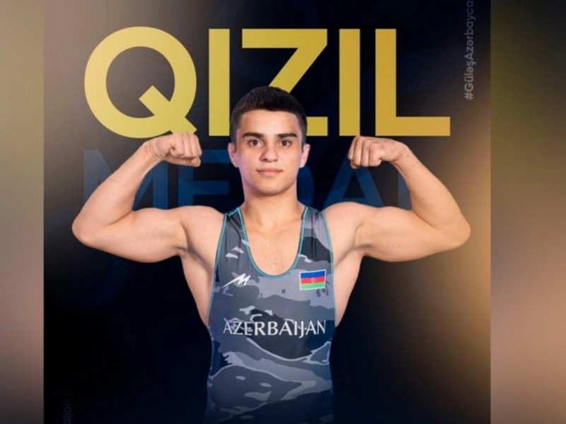 Azərbaycan güləşçisi Avropa çempionu olub