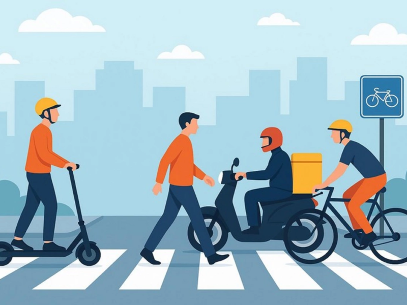 Yol polisi skuter, moped və velosiped sürücülərinə çağırış edib