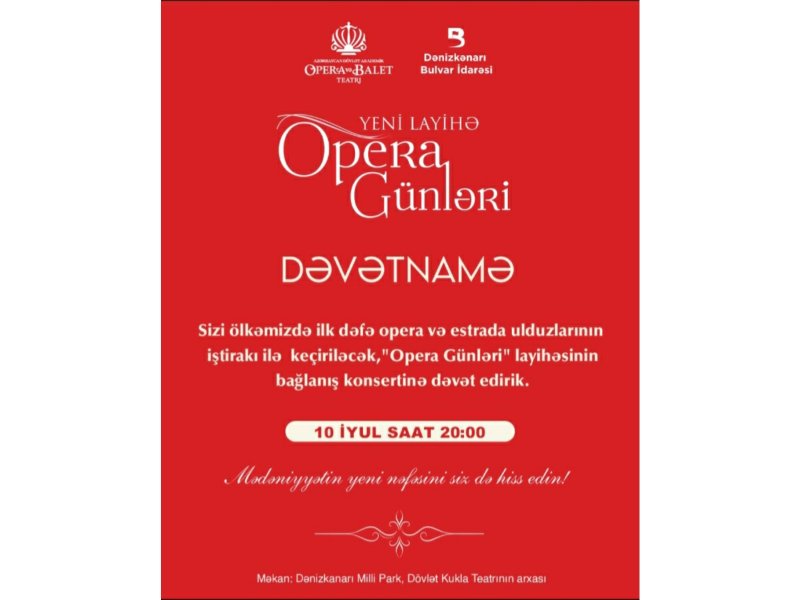 BAKIDA "OPERA GÜNLƏRİ"NİN BAĞLANIŞ KONSERTİ KEÇIRILDI