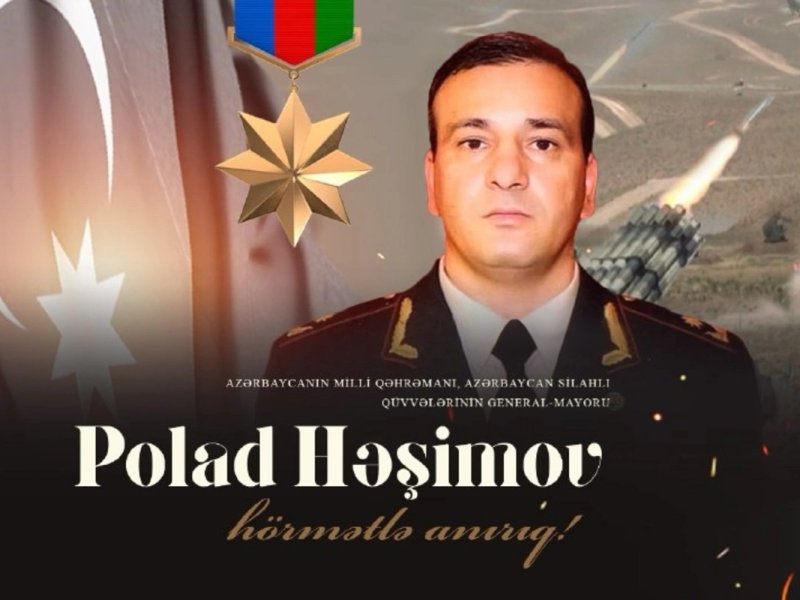 Polad Həşimovun şəhid olmasının ildönümüdür