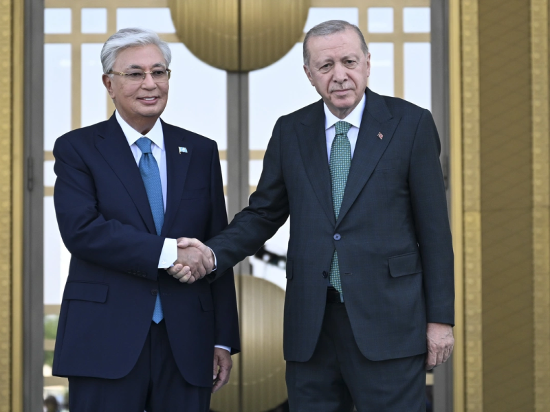 Tokayev və Ərdoğan Ankarada görüşüb