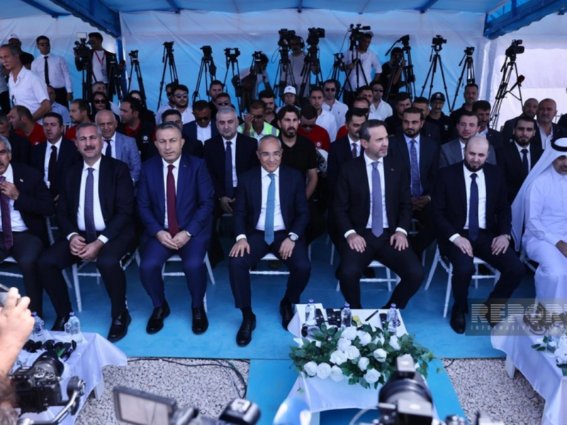 Azərbaycan qazının Suriyaya nəql olunma mərasimi keçirilib