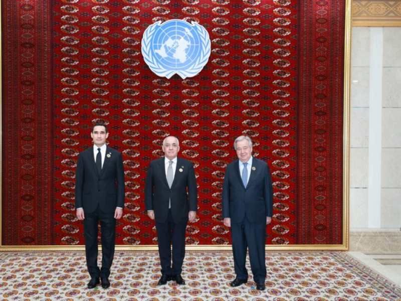 Türkmənistan Prezidenti Azərbaycanın Baş nazirini qəbul edib