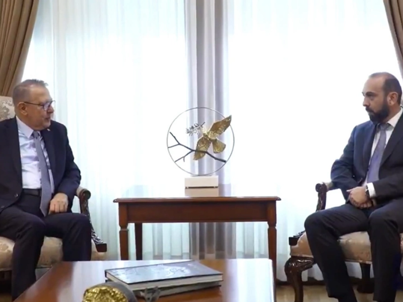 Mirzoyan Türkiyənin xüsusi nümayəndəsi Serdar Kılıçla görüşüb