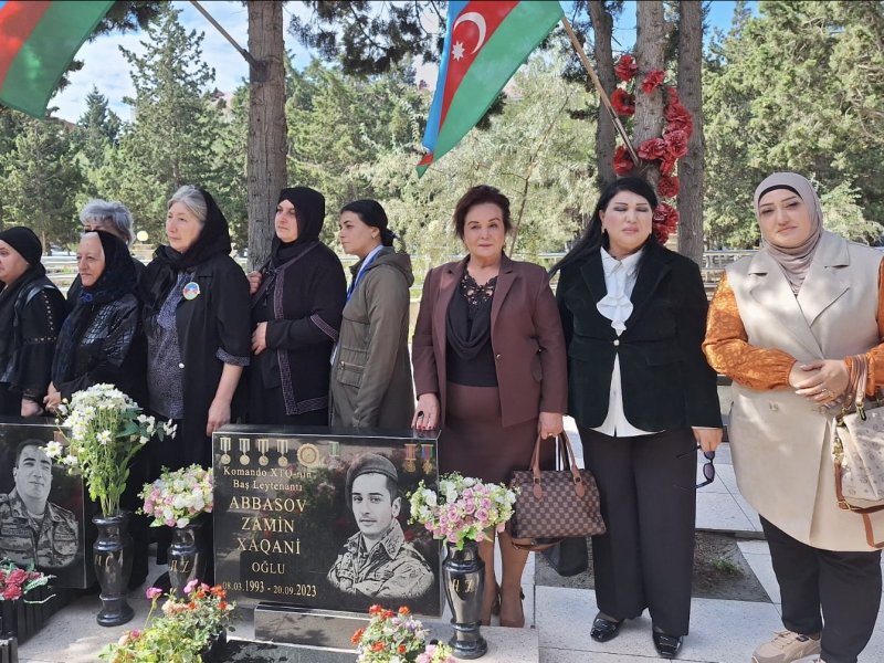 Sumqayıtda şəhid Baş Leytenant Cavid Mirzəyevin xatirəsi anılıb