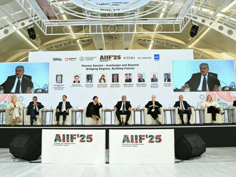 Mikayıl Cabbarov I Azərbaycan Beynəlxalq İnvestisiya Forumunun plenar iclasında iştirak edib