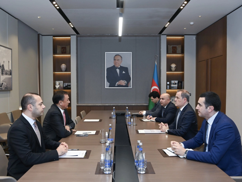 Ceyhun Bayramov TDT baş katibini qəbul edib