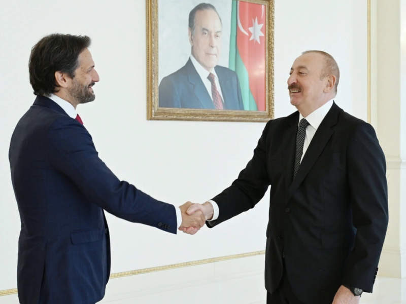 İlham Əliyev Slovakiya baş nazirinin müavininin başçılıq etdiyi nümayəndə heyətini qəbul edib