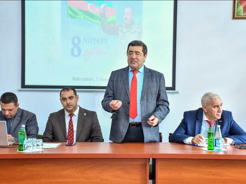 Xətai Rayon Komitəsində Zəfər Günü münasibətilə tədbir keçirilib