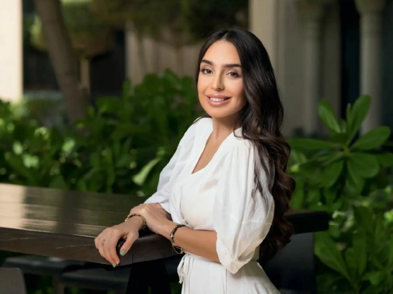 Leyla Əliyeva çəkdiyi rəsm əsərlərindən istifadə olunaraq yaradılan animasiyanı paylaşıb