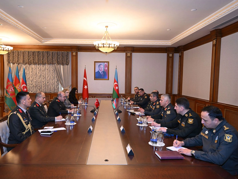 Azərbaycan və Türkiyə generalları görüşdülər