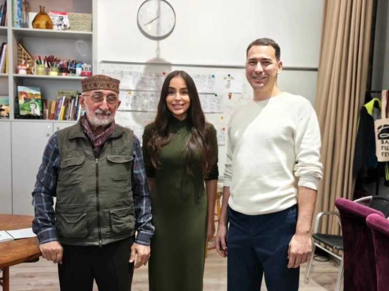 Leyla Əliyeva Animasiya Evindən paylaşım edib