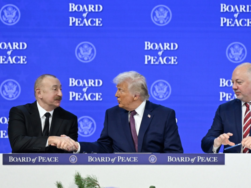 ABŞ Prezidenti Donald Trampın təşəbbüsü ilə yaradılan Sülh Şurası təsis edilib