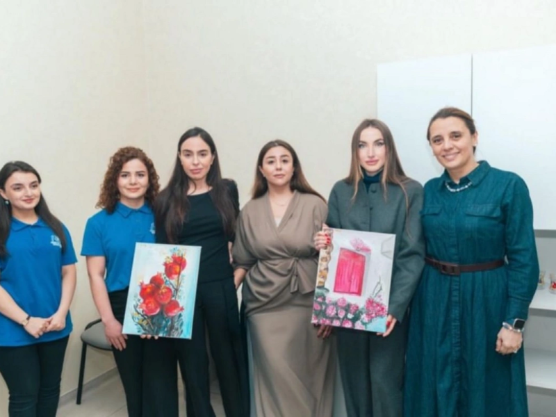 Alyona Əliyeva Gəncə Autizm Mərkəzindən paylaşım edib