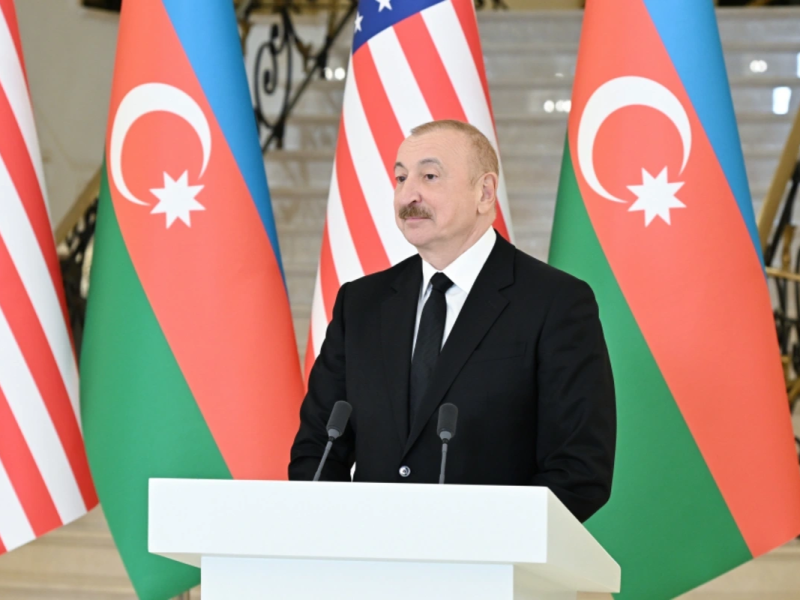 İlham Əliyev: "Bizim üçün dünyanın ən qüdrətli ölkəsi - Amerika Birləşmiş Ştatları ilə strateji tərəfdaş olmaq böyük şərəfdir"