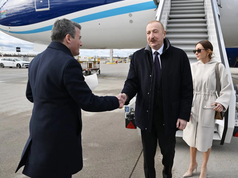 Prezident İlham Əliyev Almaniyada səfərdədir